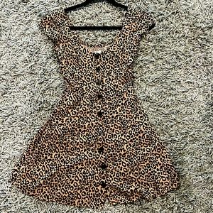 Leopard print dress size xs